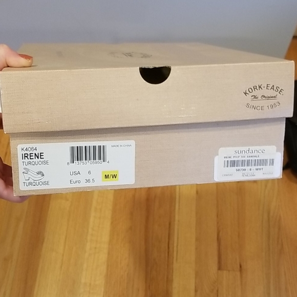 NWOT Kork-Ease Irene Peep Toe Sandals - Picture 7 of 7